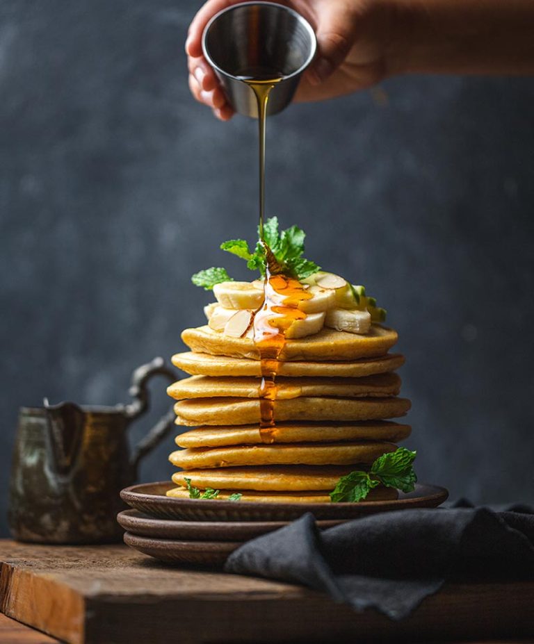 Pancakes z syropem klonowym