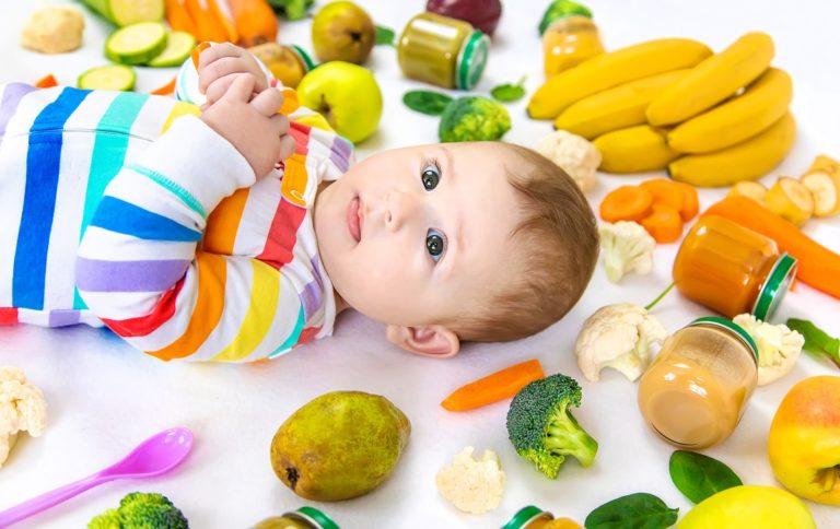 Niemowle z rozszerzoną dietą